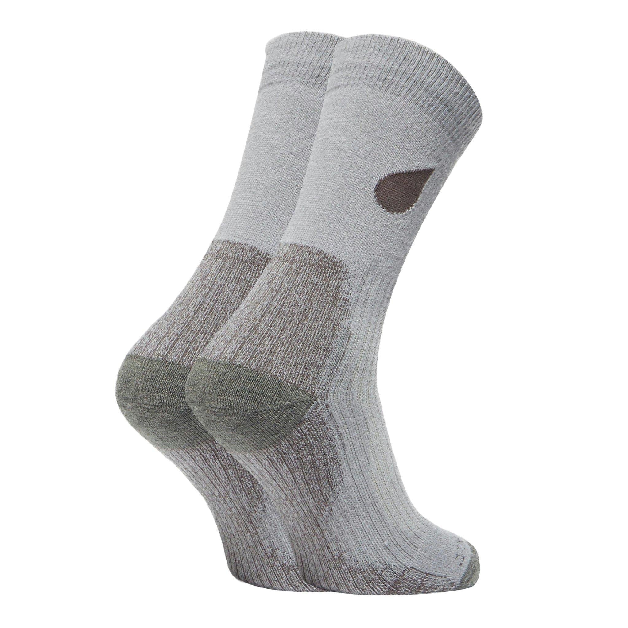 Men's Lightweight Outdoor Sock 2 Pack - Grey