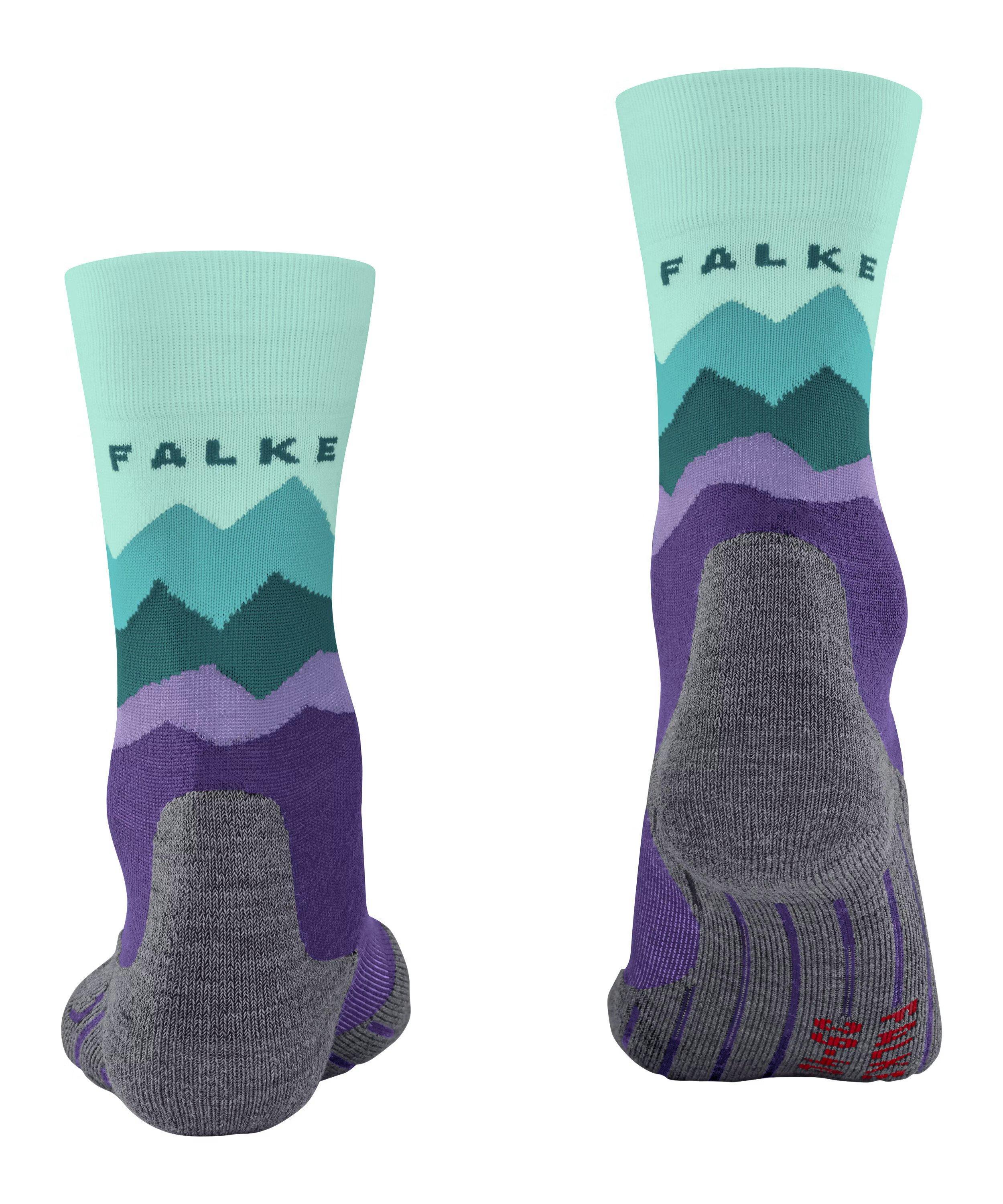 Women's TK2 Explore Crest Trekking Socks - Purple