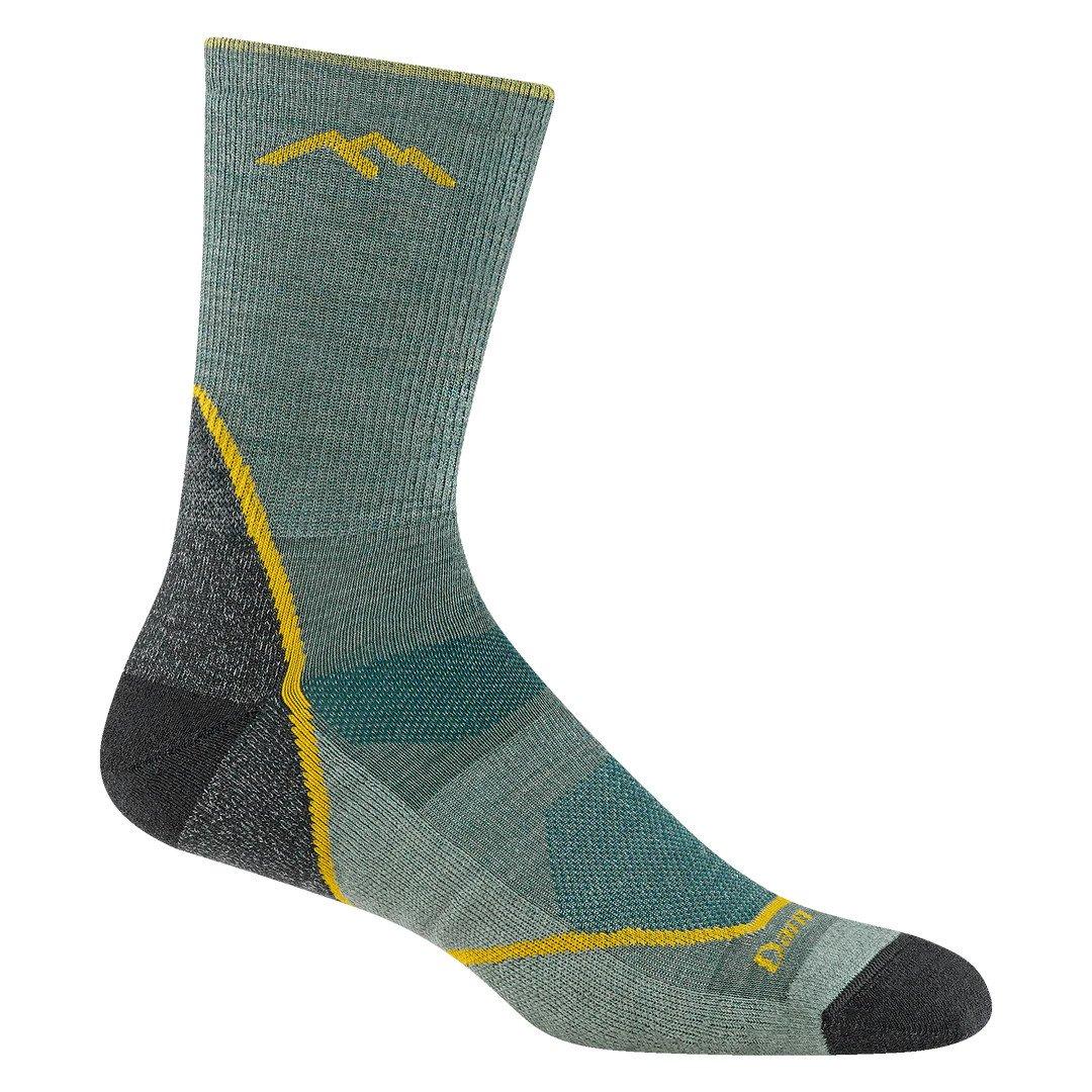 Men's Light Hiker Micro Crew Hiking Socks - Seafoam