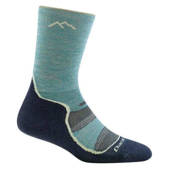 Women's Light Hiker Micro Crew Hiking Socks - Aqua