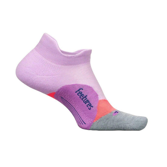 Unisex Elite Light Cushion No Show Tab Socks - Purple