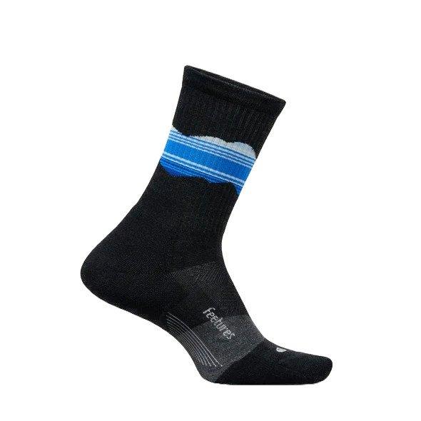 Unisex Trail Maximum Cushion Mini Crew Socks - Grey