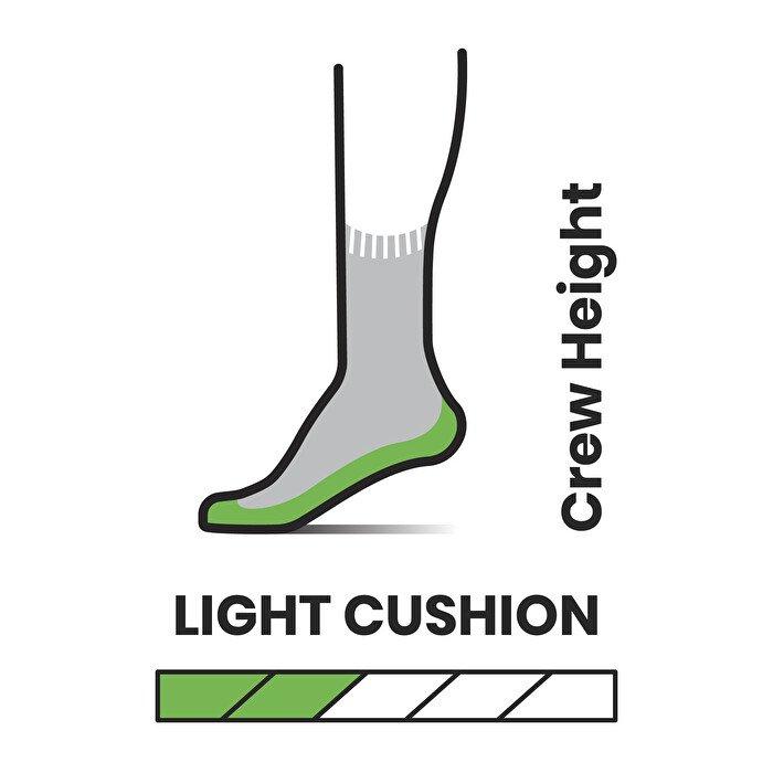 Men's Hike Light Cushion Crew Socks - Green
