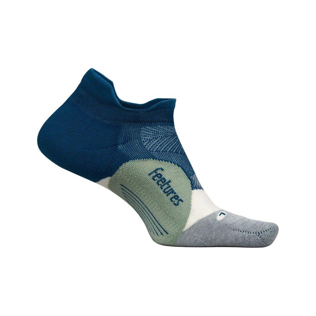 Unisex Elite Light Cushion No Show Tab Socks - Green