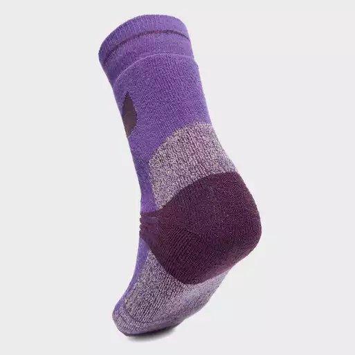 Kids' Midweight Outdoor Sock 2 Pack - Purple