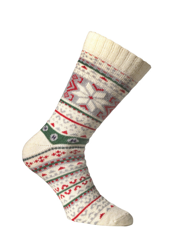 Unisex Winter Alpaca Star Socks - Multi