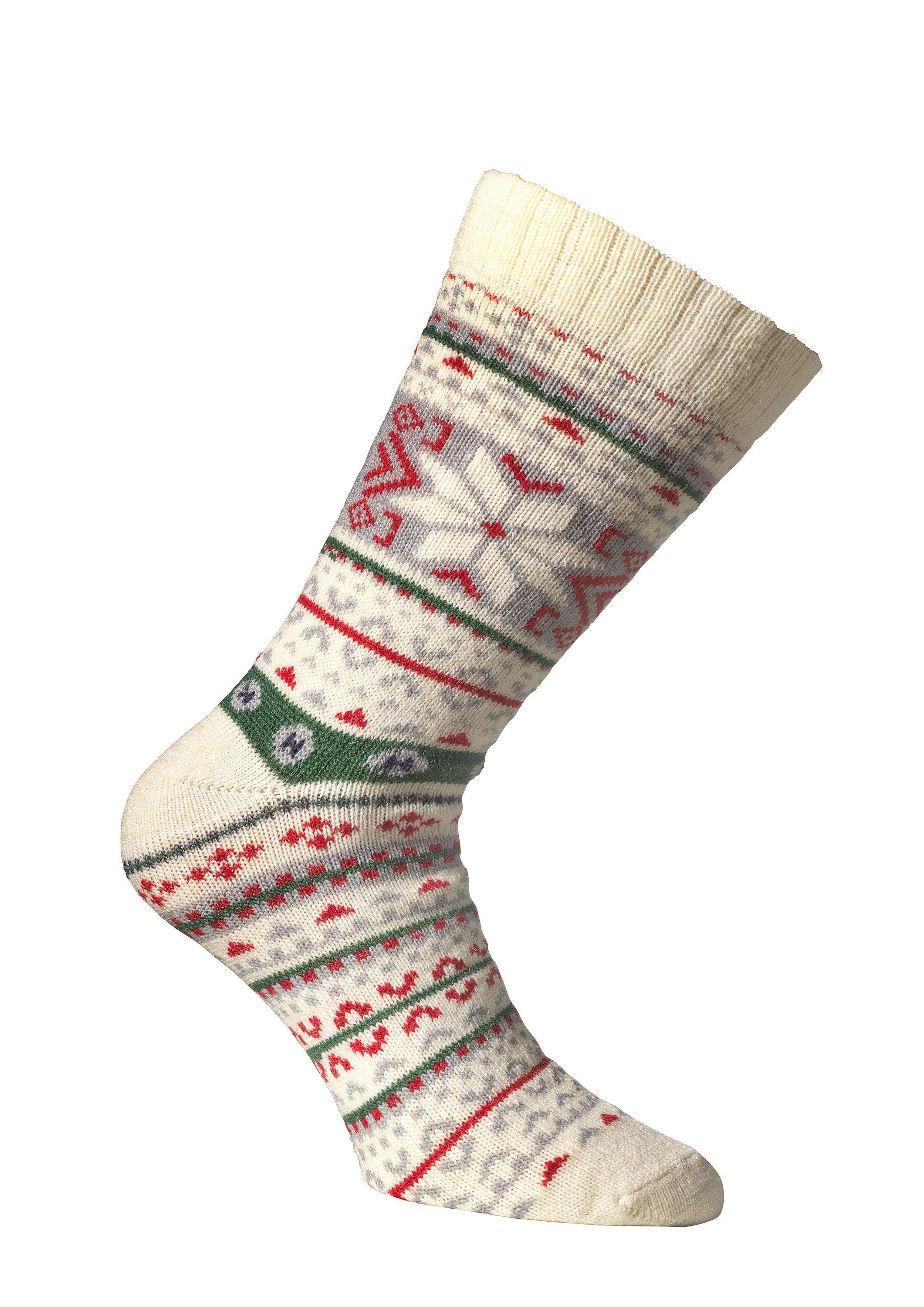 Unisex Winter Alpaca Star Socks - Multi