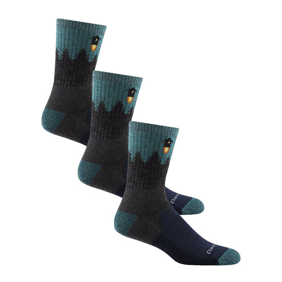 Men's Number 2 Micro Crew Hiking Socks - Grey