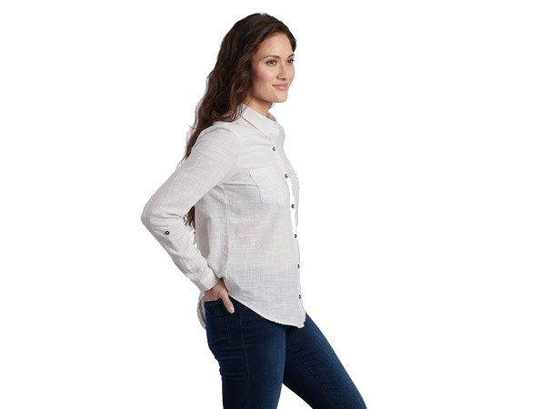Women's Adele Long Sleeve - White/ Natural