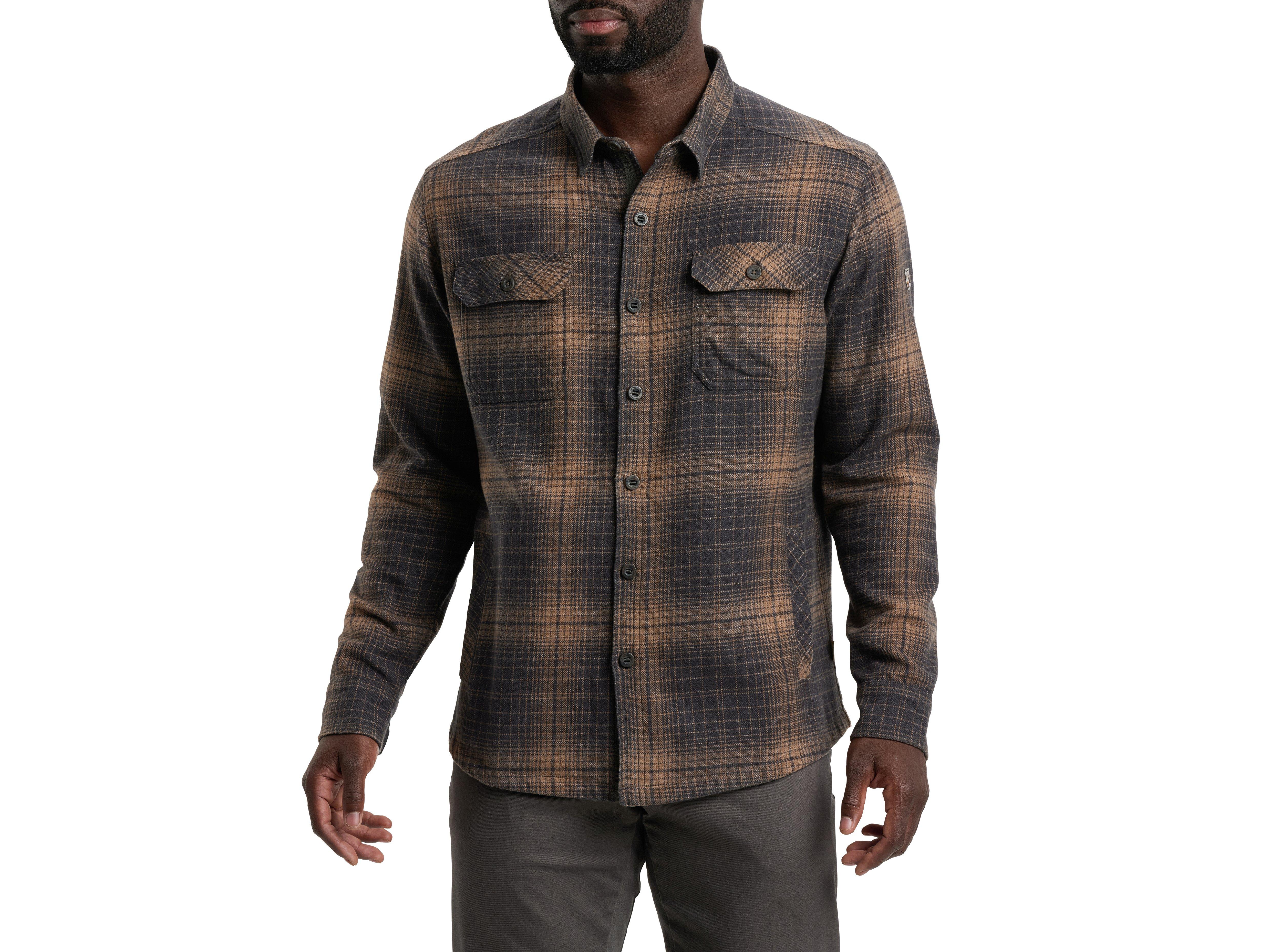 Men's Deviatr Shirt - Blue / Brown