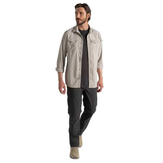 Men's NosiLife Adventure III Long-Sleeve Shirt - Grey