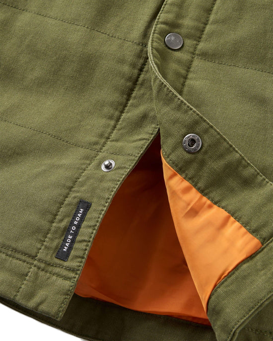 Men's Taranaki Quilted Overshirt - Green