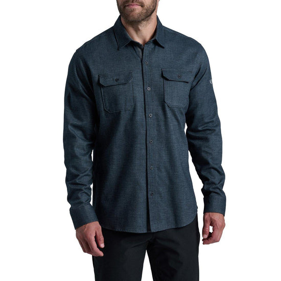 Men's Descendr Flannel Long-Sleeve Shirt - Blue