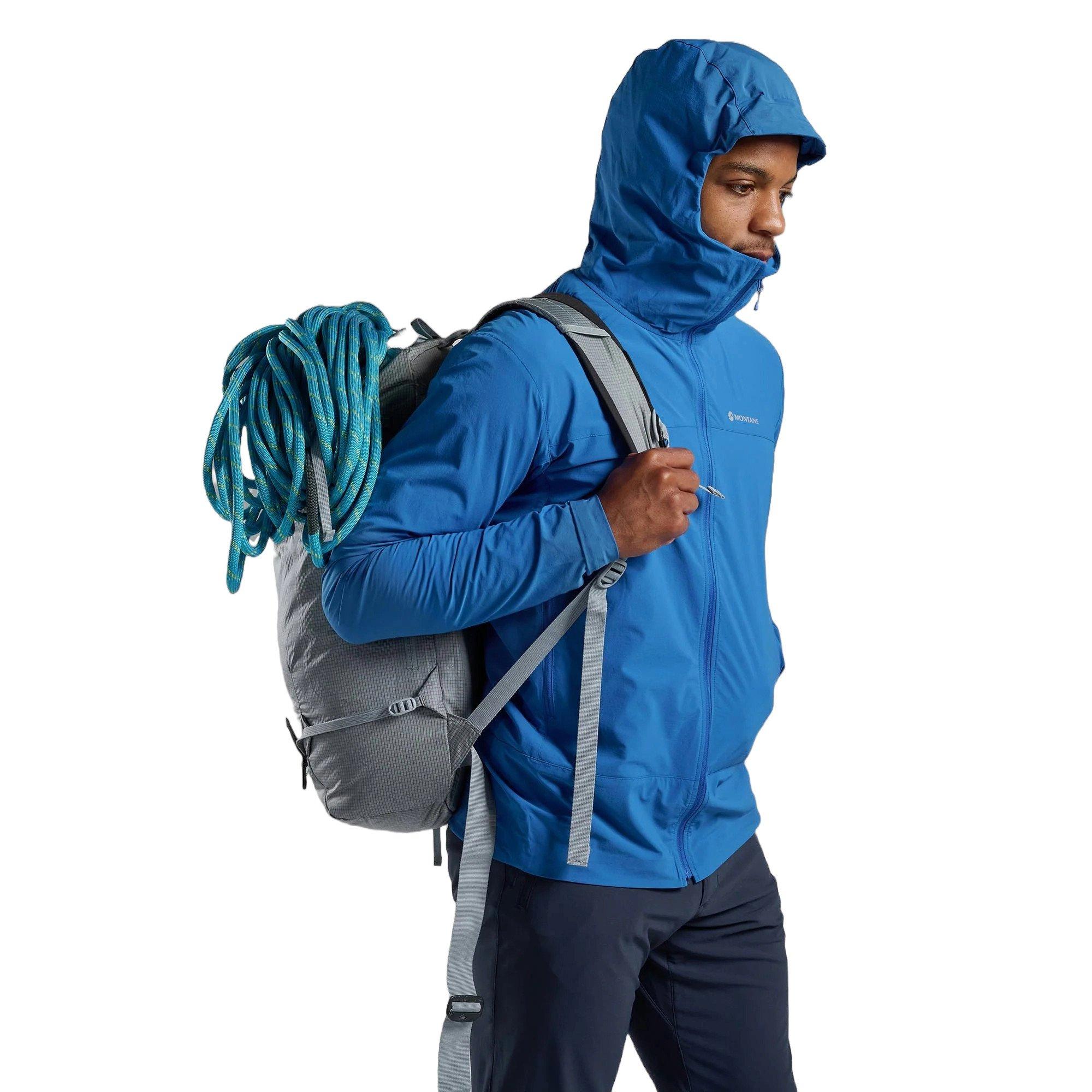 Men's Tenacity Nano Hooded Softshell Jacket - Blue