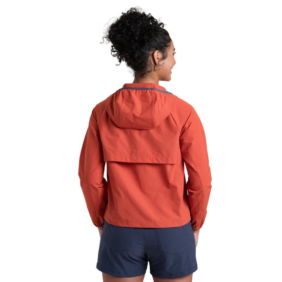 Women's Wander 1/2 Zip Softshell Jacket - Red