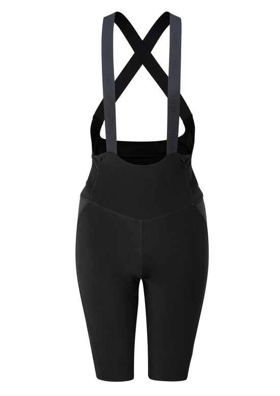 Women's Cargo Bib Shorts - Black