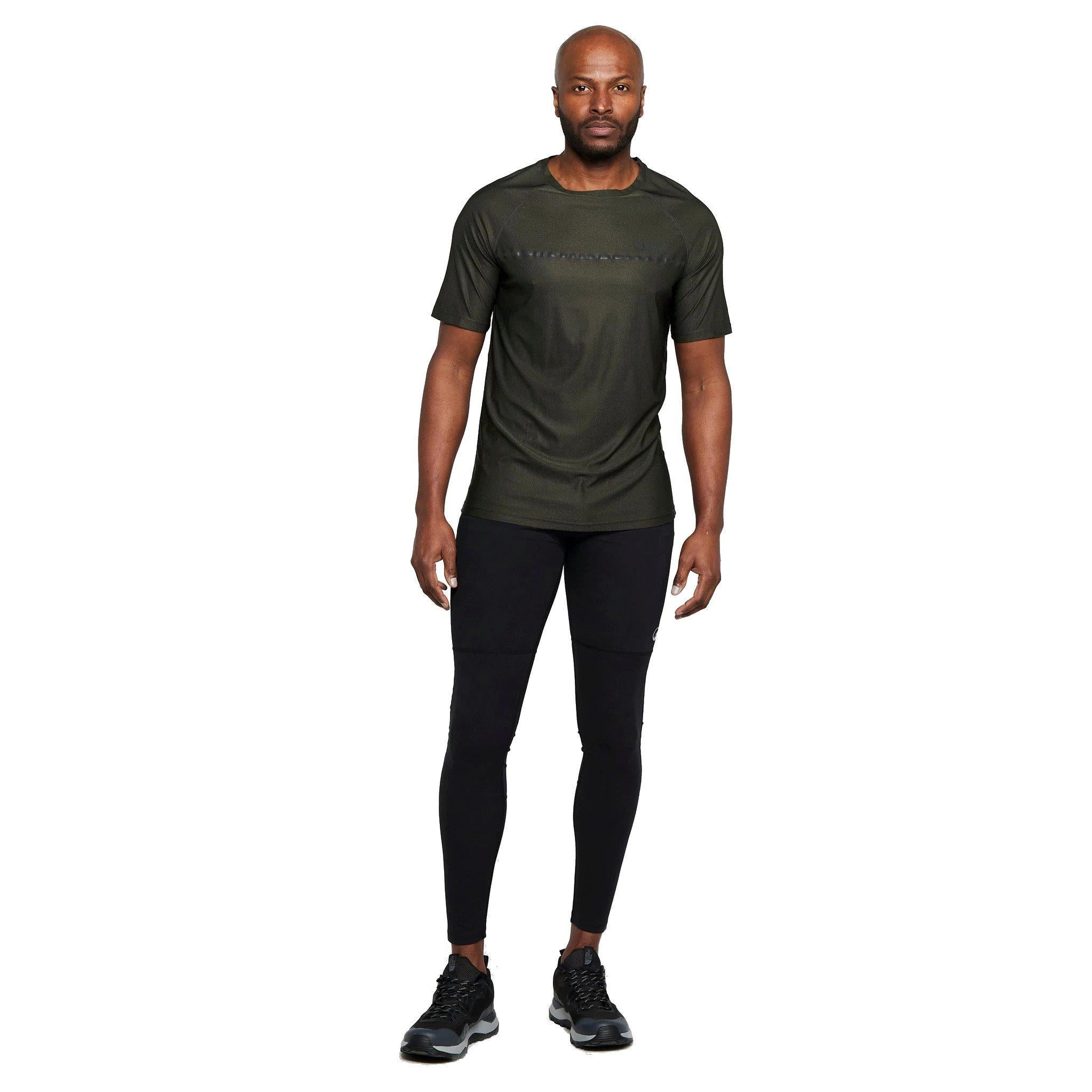 Men's Active Running Tights - Black
