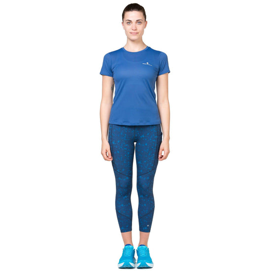 Women's Tech Crop Tights - Blue