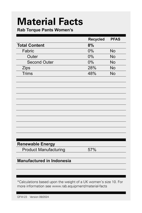 Women's Torque Pants - Regular - Grey