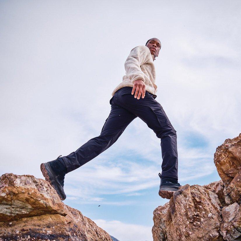 Men's ROC Tech Cargo Trousers - Black