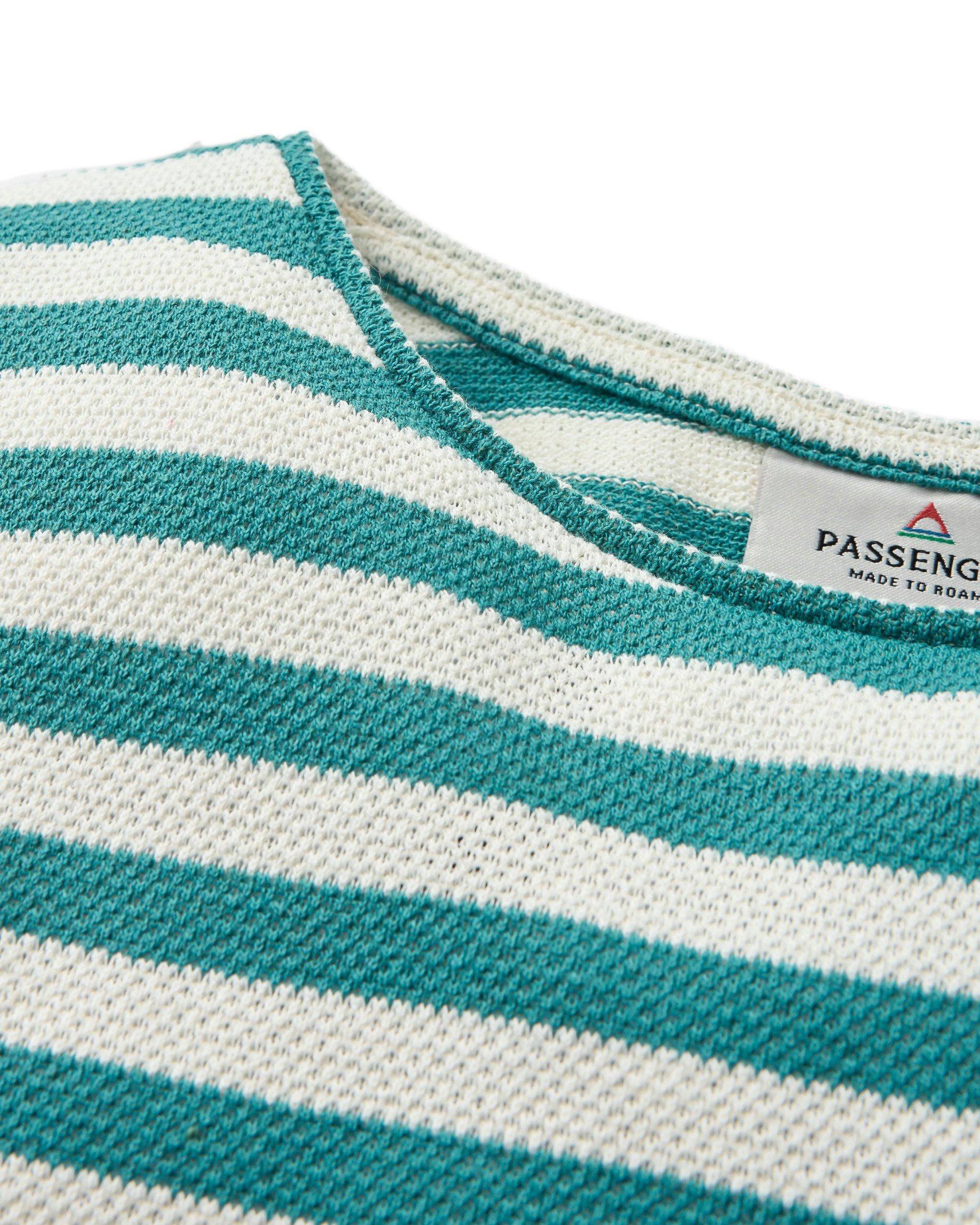 Women's Panorama Striped Long-Sleeve T-Shirt - Blue / White