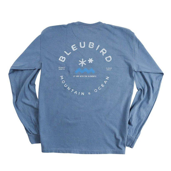 Men's Long Sleeve Tee - Blue