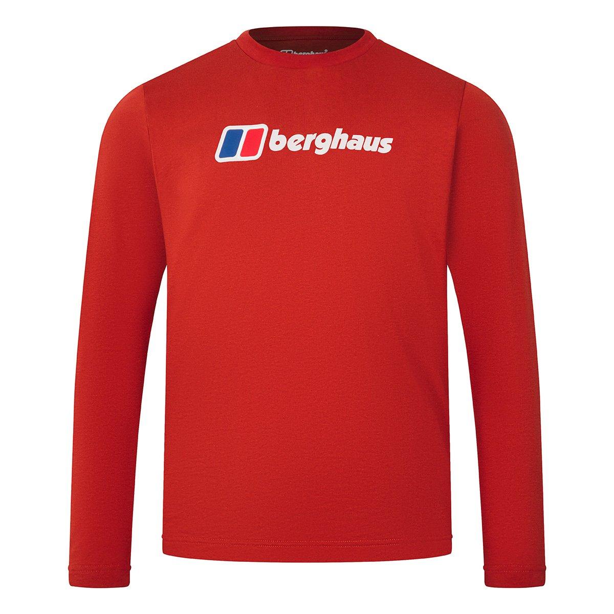 Men's Big Logo Long-Sleeve T-Shirt - Orange
