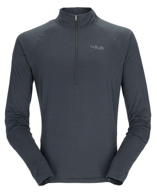 Men's Sonic Long Sleeve Zip - Beluga