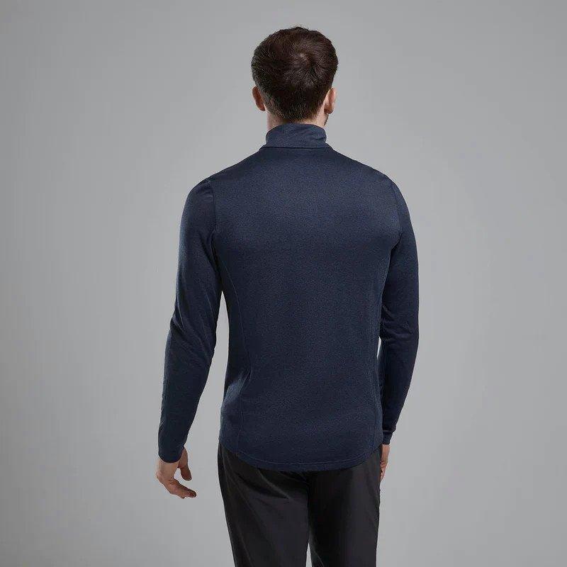 Men's Dart Zip Neck - Eclipse Blue