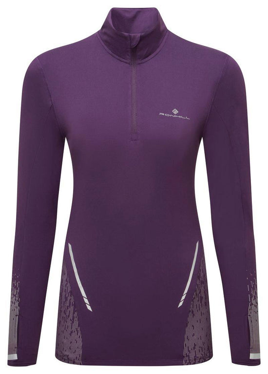 Women's Tech Reflect 1/2 Zip Base Layer Top - Purple