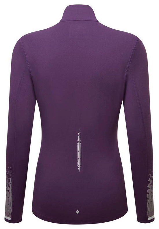Women's Tech Reflect 1/2 Zip Base Layer Top - Purple