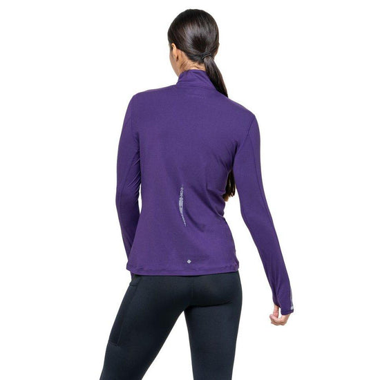 Women's Tech Reflect 1/2 Zip Base Layer Top - Purple