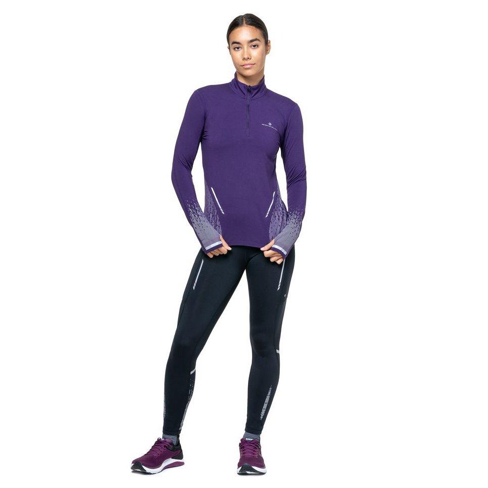 Women's Tech Reflect 1/2 Zip Base Layer Top - Purple