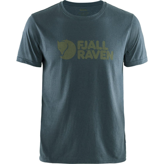 Men's Fjallraven Logo T-Shirt - Navy
