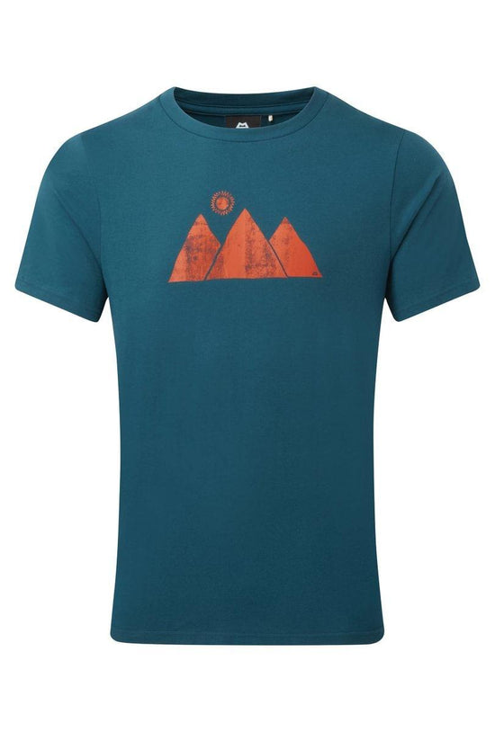 Men's Mountain Sun T-Shirt - Blue