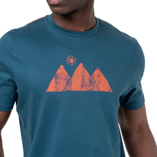 Men's Mountain Sun T-Shirt - Blue