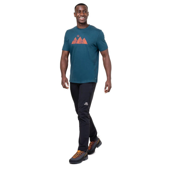 Men's Mountain Sun T-Shirt - Blue