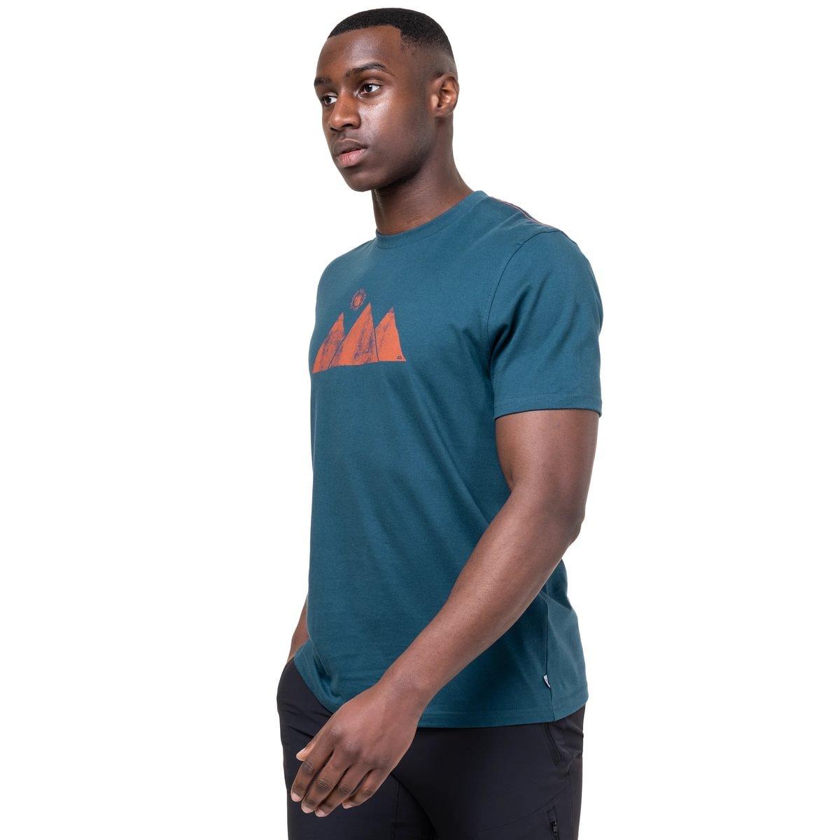 Men's Mountain Sun T-Shirt - Blue