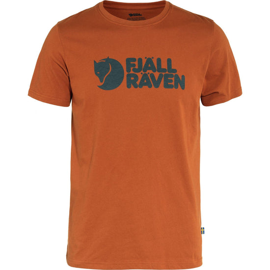 Men's Fjallraven Logo T-Shirt - Terracotta Brown