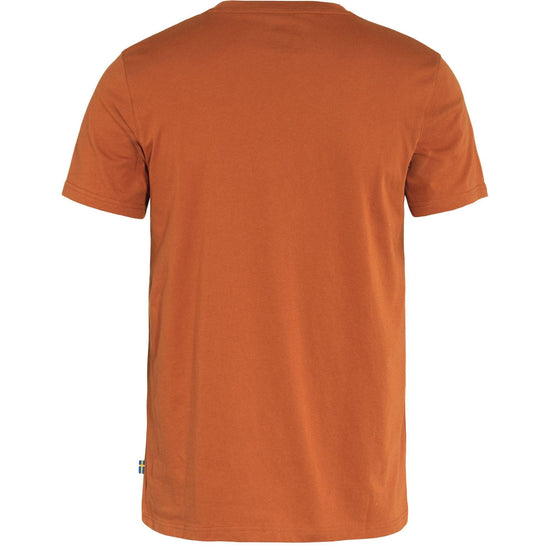 Men's Fjallraven Logo T-Shirt - Terracotta Brown