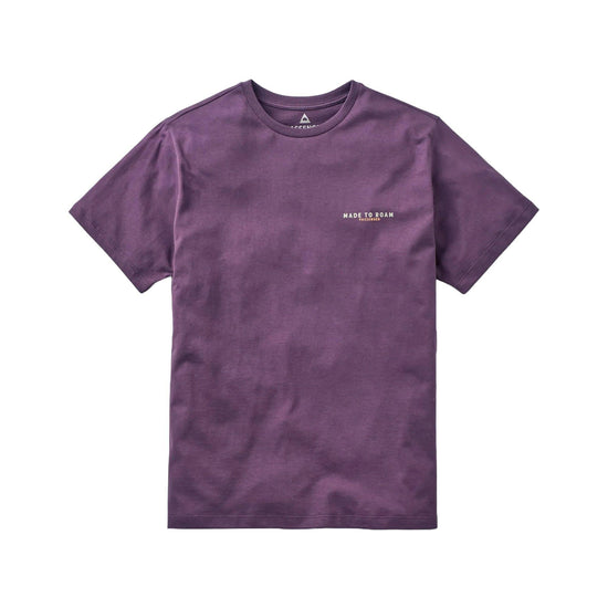 Men's Open Road Cotton T-Shirt - Purple
