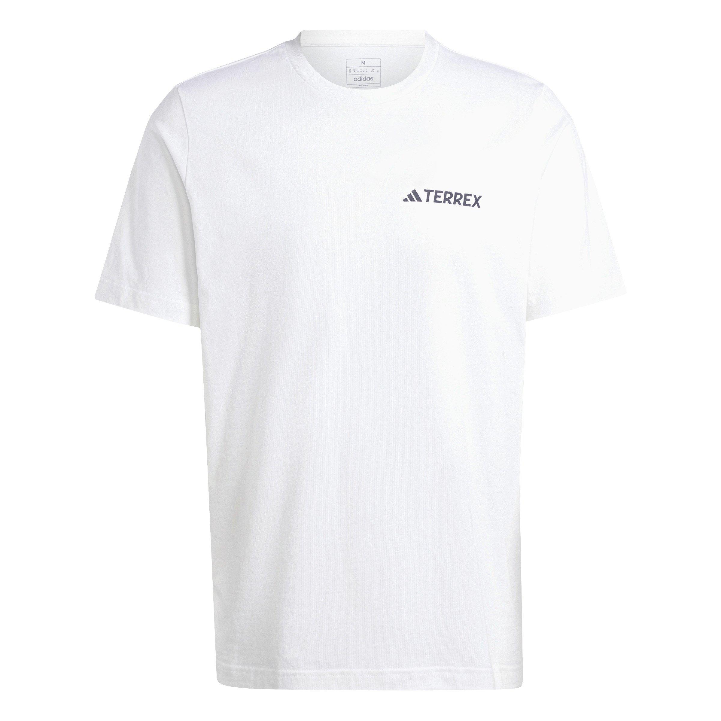 Men's Graphic Mountain T-Shirt - White