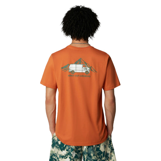 Men's Outdoor Graphic Short-Sleeve T-Shirt - Orange