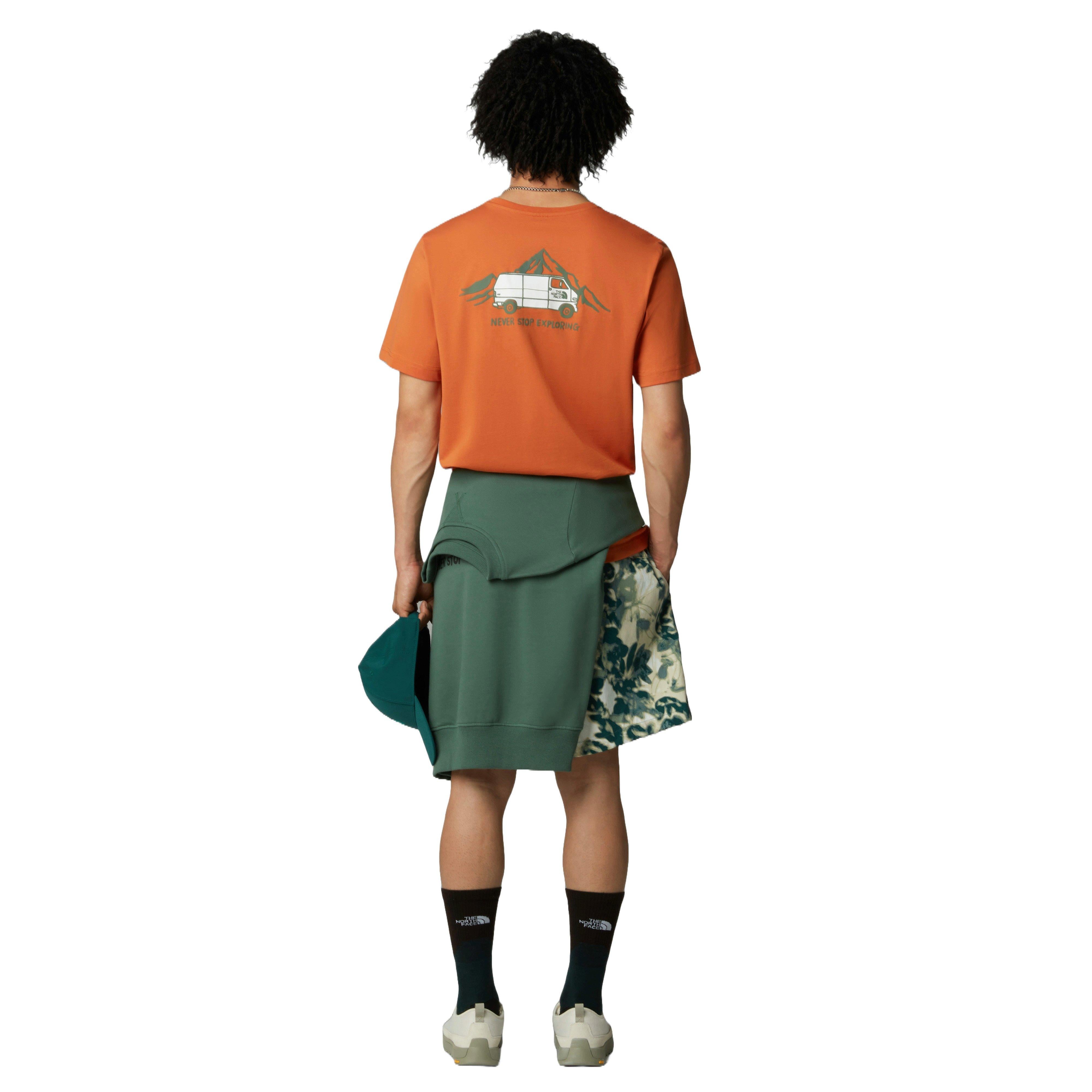 Men's Outdoor Graphic Short-Sleeve T-Shirt - Orange