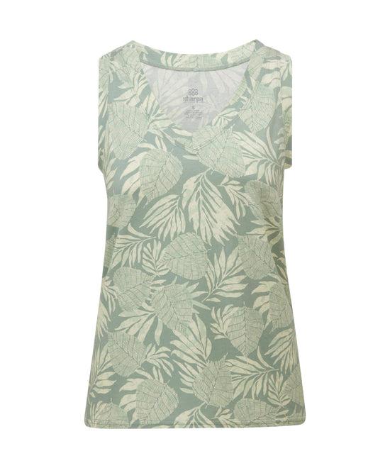 Women's Neha V-Neck Tank Top - Green