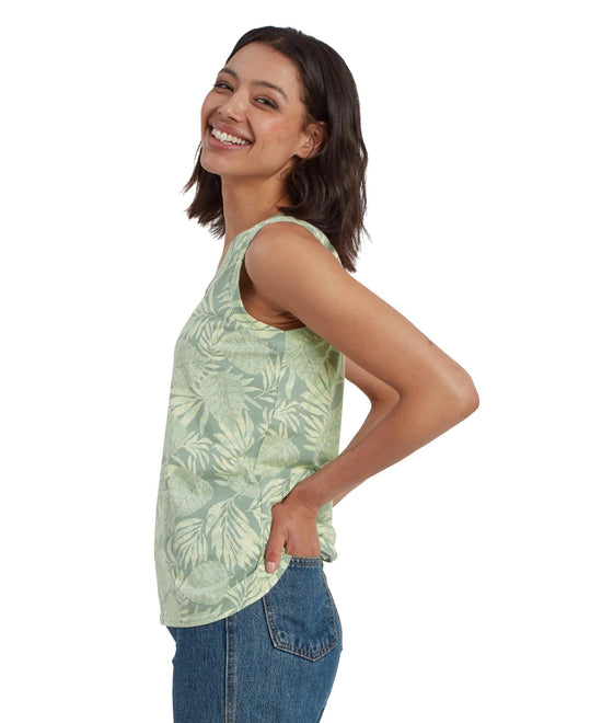 Women's Neha V-Neck Tank Top - Green