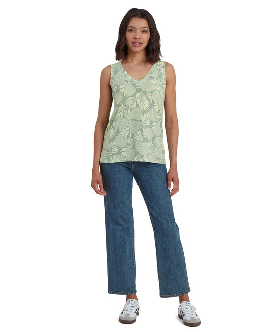 Women's Neha V-Neck Tank Top - Green