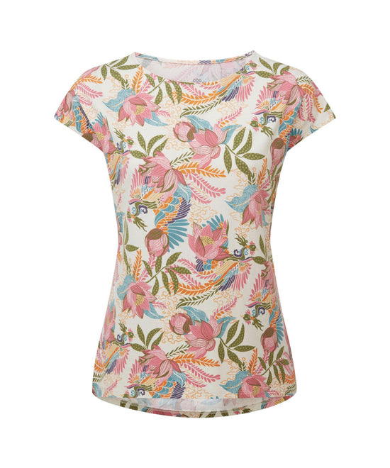 Women's Neha T-Shirt - Cream / Multi