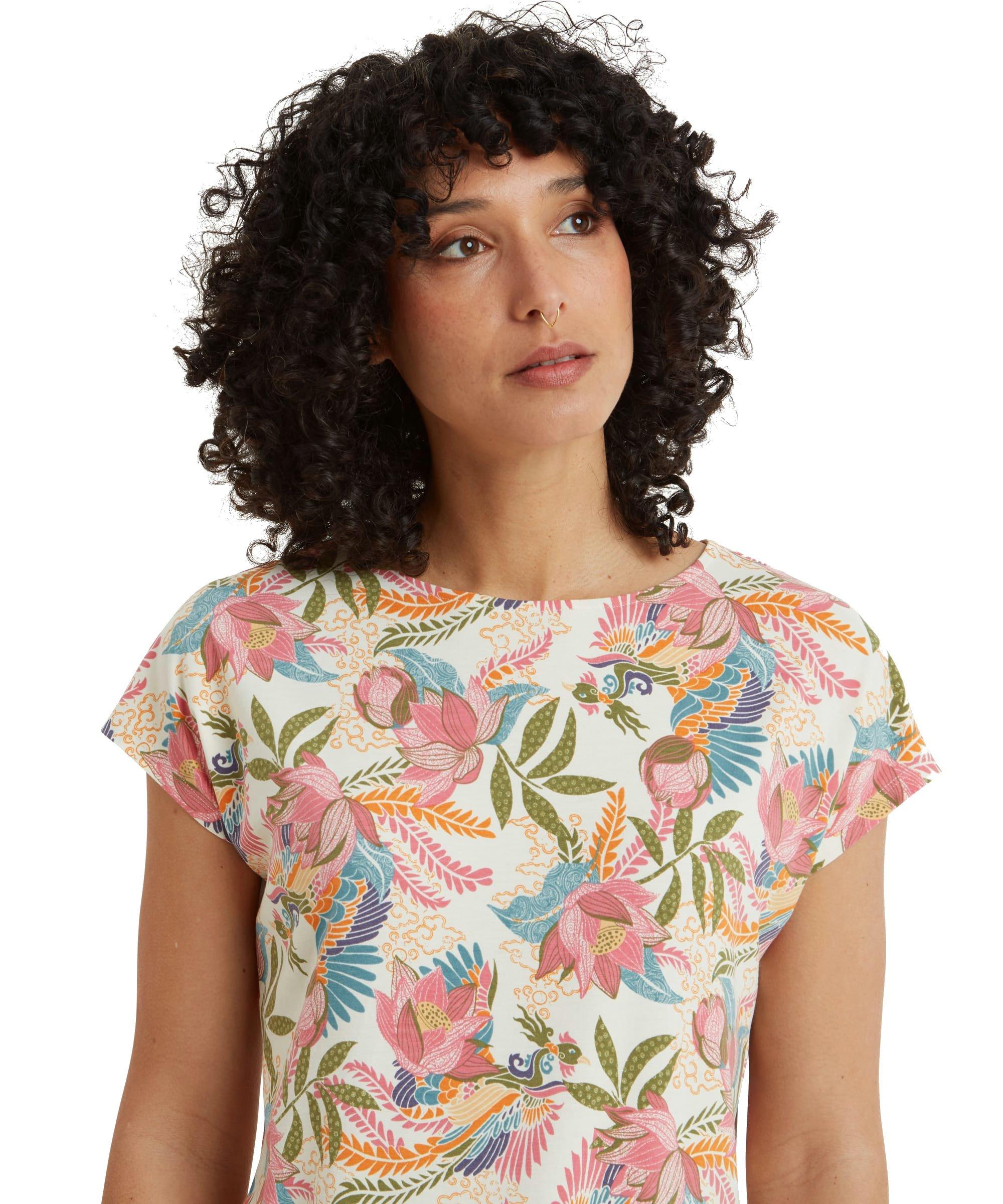 Women's Neha T-Shirt - Cream / Multi