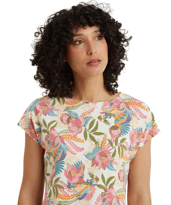 Women's Neha T-Shirt - Cream / Multi